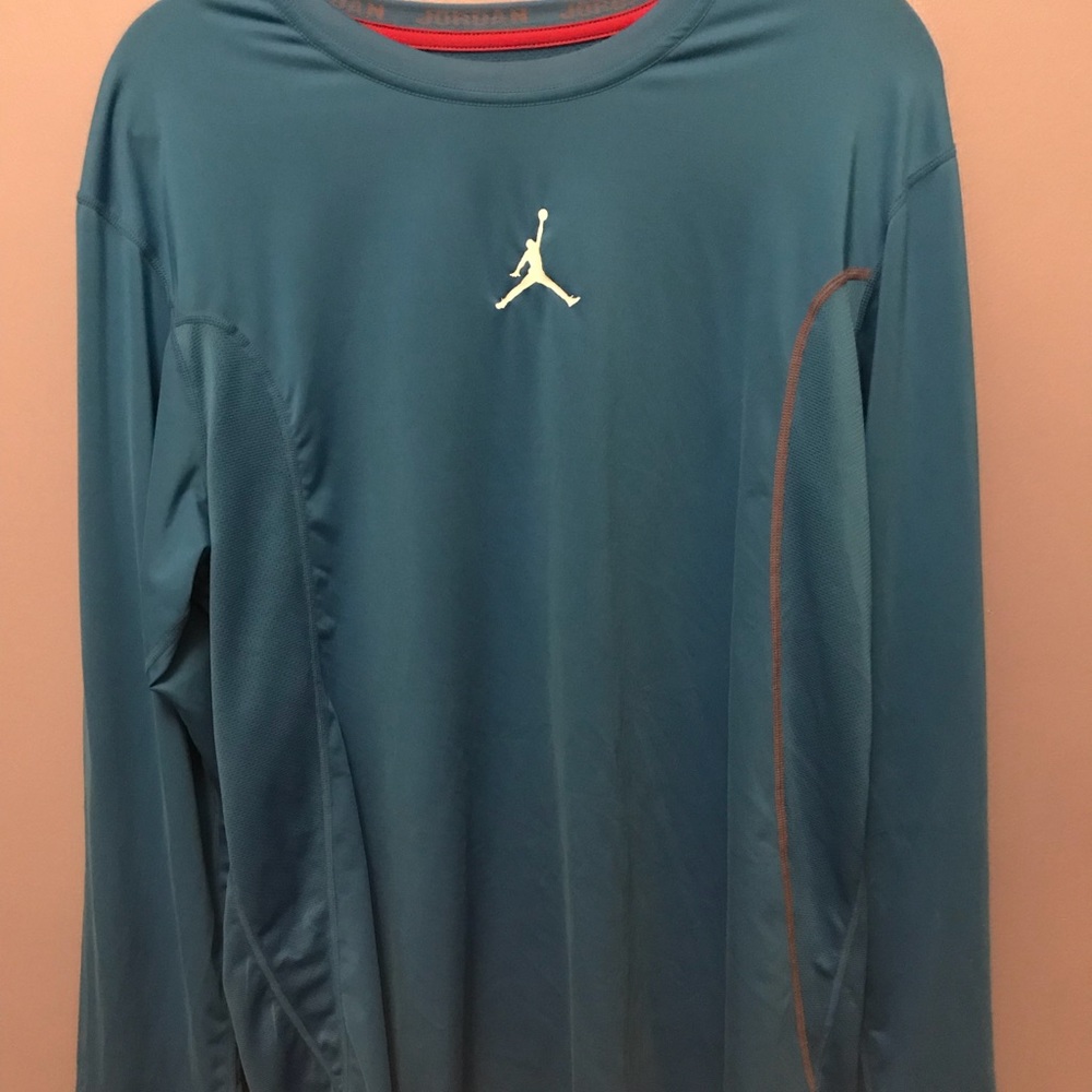 Men’s XL Jordan long sleeve blue shirt $6